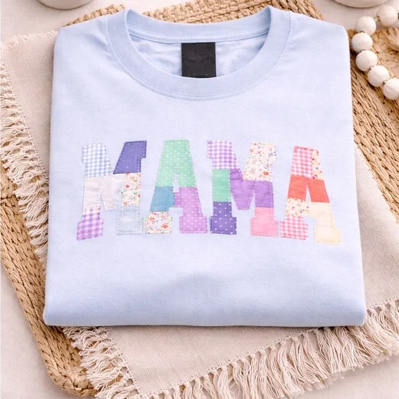 MAMA Graphic Tee |  Cotton | Light Blue | Unisex
Mother’s Day Gift - Picture 2 of 3